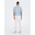 Pantalón Only & Sons Onslinus Crop 0007 Cot Lin Noos Hombre Bright Blanco