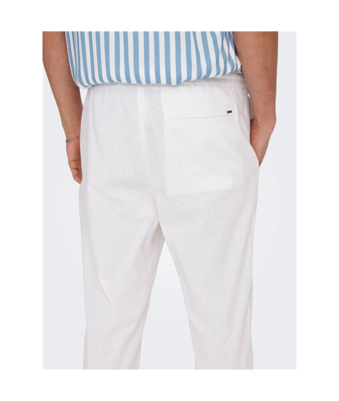 Pantalón Only & Sons Onslinus Crop 0007 Cot Lin...