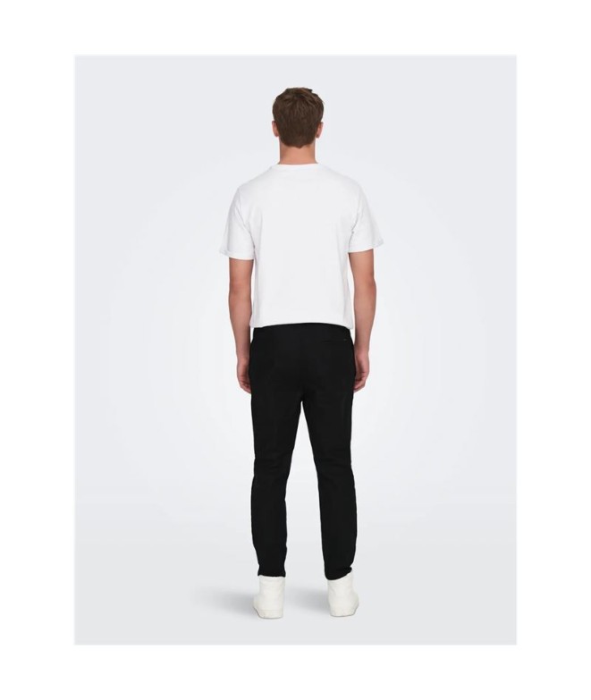 Pantalón Only & Sons Onslinus Crop 0007 Cot Lin...