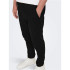 Pantalón Only & Sons Onslinus Crop 0007 Cot Lin Noos Hombre Negro