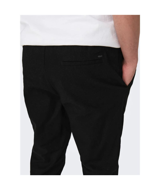 Pantalón Only & Sons Onslinus Crop 0007 Cot Lin...