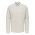 Camisa Only & Sons Onscaiden Life Ls Stripe Linen 660 Noos Hombre Chinchilla