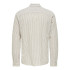 Camisa Only & Sons Onscaiden Life Ls Stripe Linen 660 Noos Hombre Chinchilla