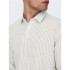 Camisa Only & Sons Onscaiden Life Ls Stripe Linen 660 Noos Hombre Chinchilla