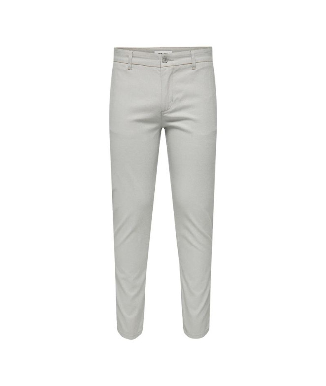 Calça Only & Sons Onsmark Pete Slim Dobby 0058 Noos Homem Caliza