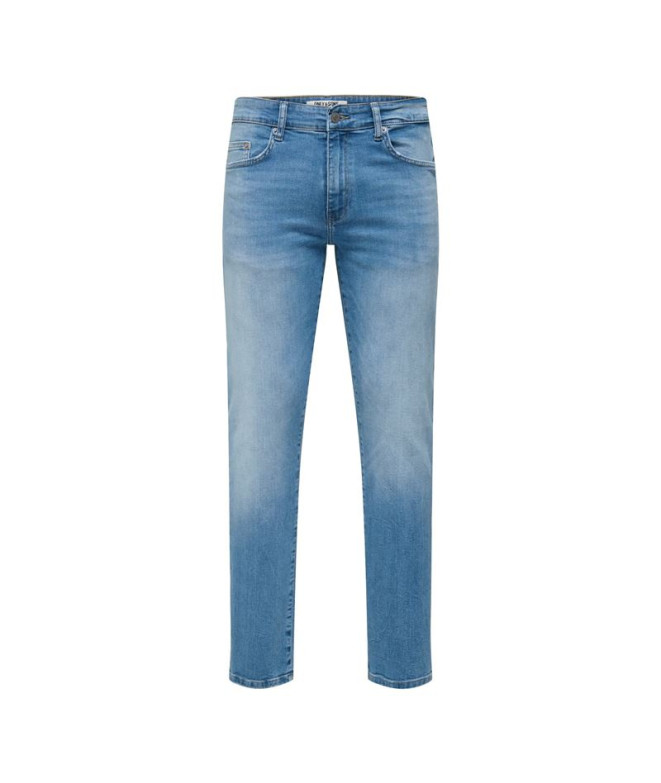 Pantalón Only & Sons Onsweft Regular Lmb 8264 Hombre Light Medium Azul