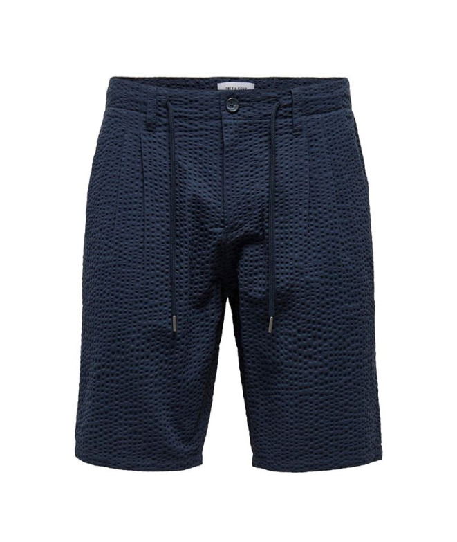Pantalón Only & Sons Onsleo Life 0009 Seersucker Noos Navy Blazer Hombre