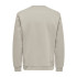 Moletom Only & Sons Onsconnor Reg Crew Neck Noos Homem Silver Lining