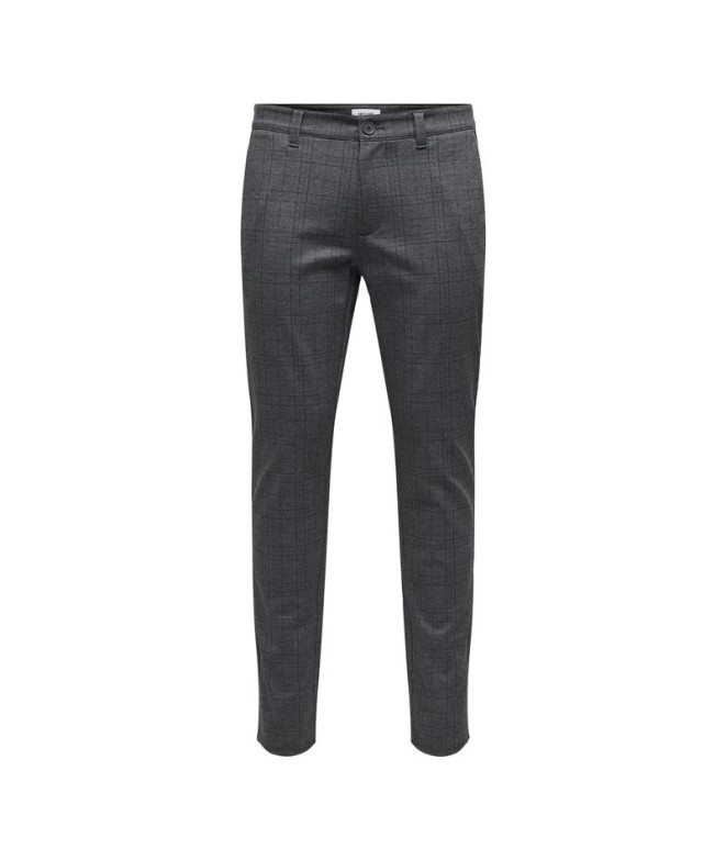 Pantalón Only & Sons Onsmark Slim Check 020933 Noos Hombre Demitasse