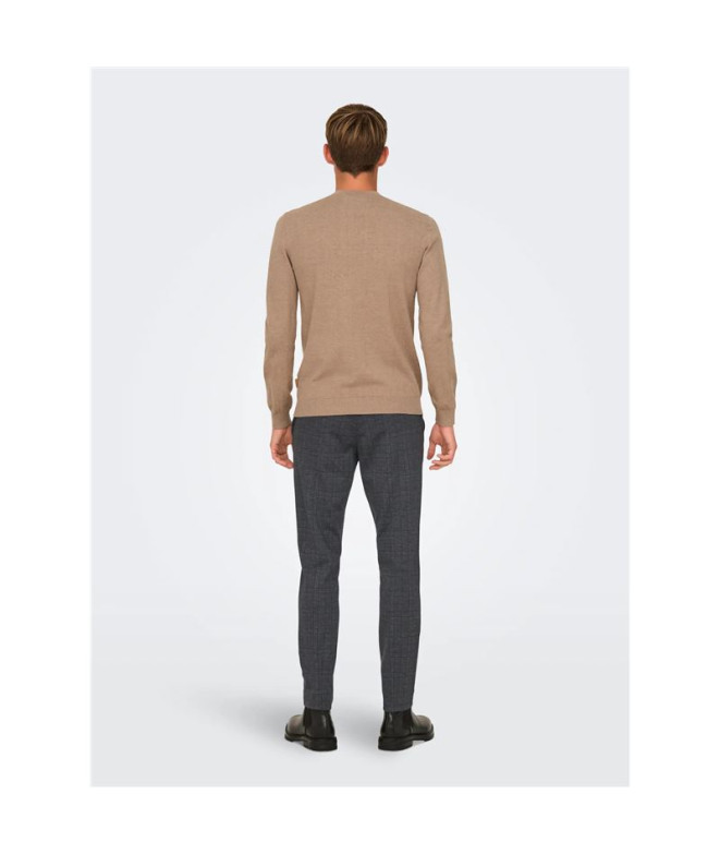 Only & Sons ONSMARK PETE SLIM PANT - Chino - chinchilla/beige