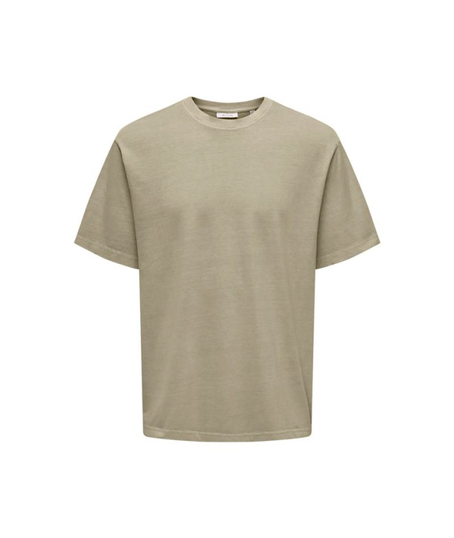 Camiseta Only & Sons Onsdistress Rlx Ss Noos Hombre String