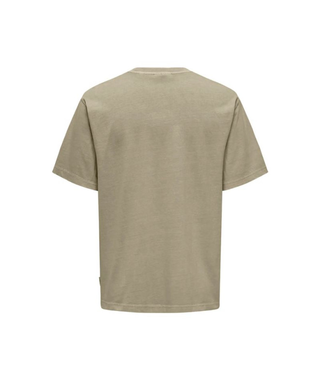 Camiseta Only & Sons Onsdistress Rlx Ss Noos...