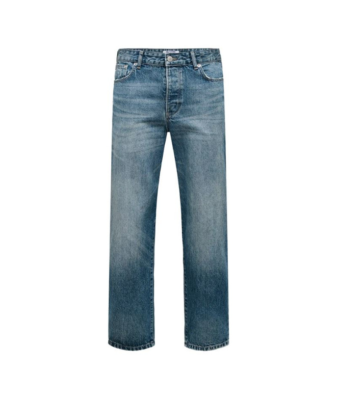 Pantalón Only & Sons Onsedge Str Mb Green 2341 Tai Dnm Hombre Medium Azul Denim