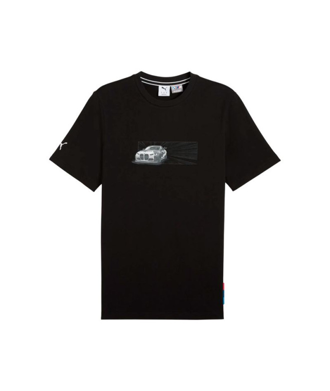 Camiseta Puma Bmw Car Graphic, Black, Hombre