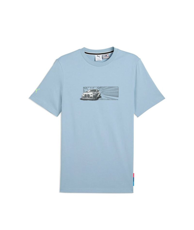 Camiseta Puma Bmw Car Graphic,Blue Wash, Hombre