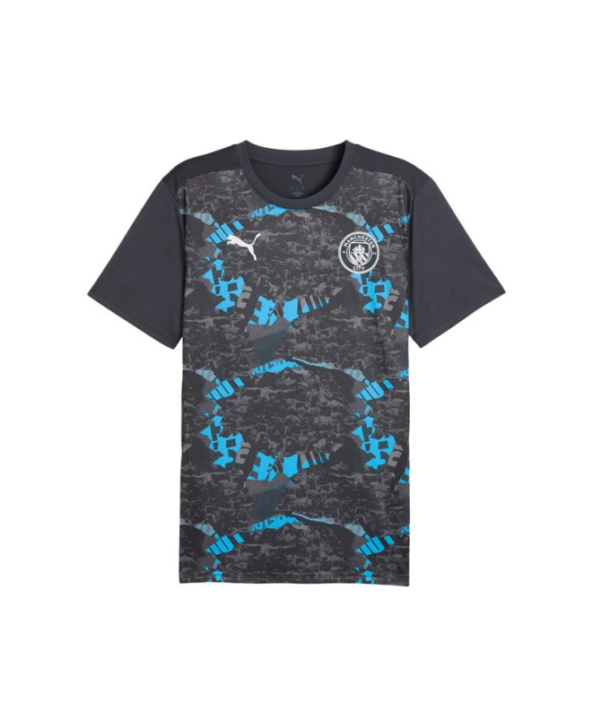 Sudadera de Fútbol Puma Manchester City Prematch Ss Jer,Strong Gray Co, Hombre
