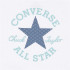 Set Converse Cnvg Boxy Tee & Short Set Menina Lakeside Azul