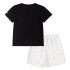 Conjunto Converse Cnvb Retro Remix Ft Short Set Menino Preto