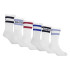 Calcetines Converse Wordmark Crew 6Pk Blanco Niño