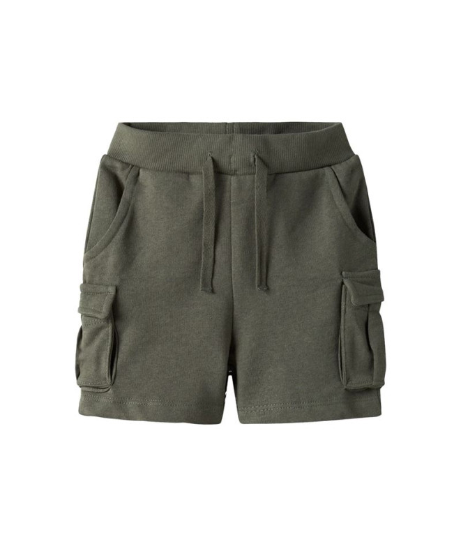 Calça nomeia-o Nmmoli Unb Noos Infantil Dusty Olive