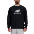 Moletom New Balance Sport Essentials French Terry Logo Homem Preto