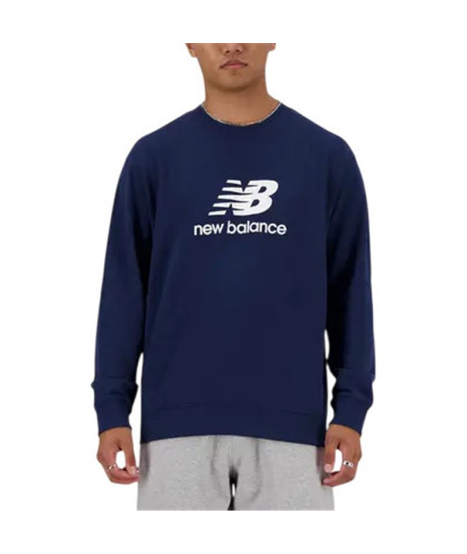 Sudadera New Balance Sport Essentials French Terry Logo Hombre Azul Marino