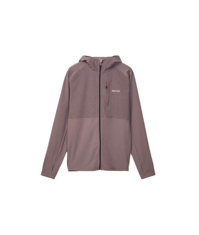 Casaco de Trail Nnormal Active Warm Homem Roxo