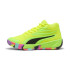 Sapatilhas de Basquetebol Puma Court Pro Marble Infantil Amarelo