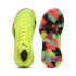 Sapatilhas de Basquetebol Puma Court Pro Marble Infantil Amarelo