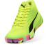 Sapatilhas de Basquetebol Puma Court Pro Marble Infantil Amarelo