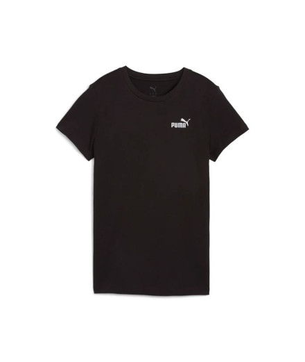 Camiseta Puma Essentials Small No. 1 Logo Mujer Negro