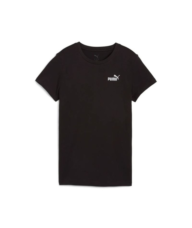 Camiseta Puma Essentials Small No. 1 Logo Mujer Negro