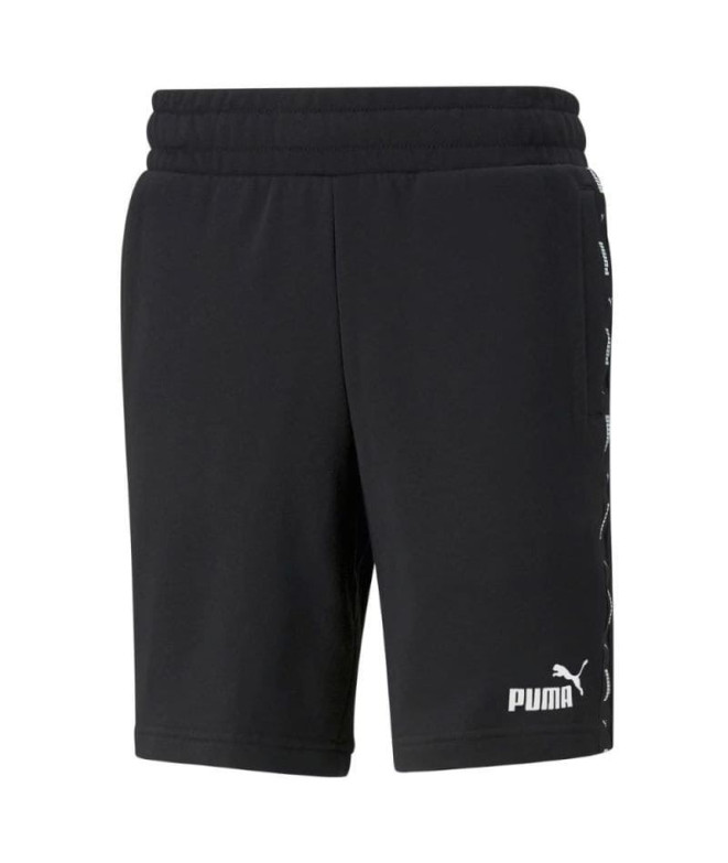 Calça Puma Essentials Tape Woven Homem Preto