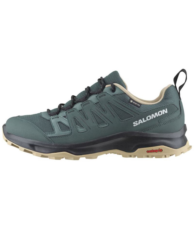 Zapatillas de Montaña Salomon Storen Gtx Hombre Verde/Urban Chic