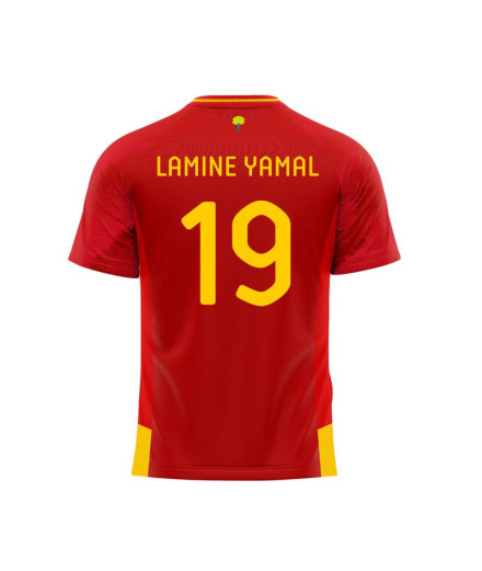 T-shirt Fédération Espagnole Domicile Jsy 24 Lamine Yamal
