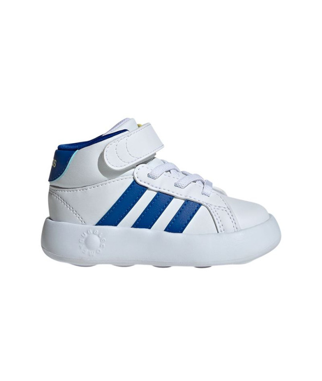 Zapatillas adidas Grand Court Mid Infantil Blanco