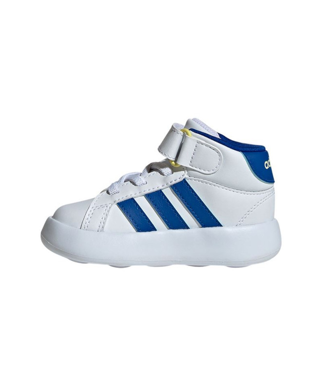 Sapatilhas adidas Grand Court Mid Infantil Branco