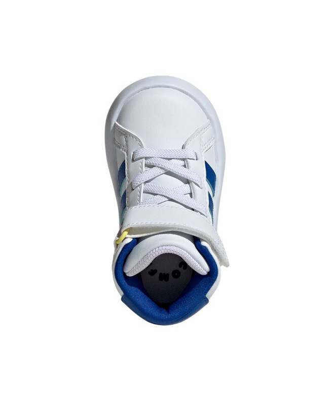 Sapatilhas adidas Grand Court Mid Infantil Branco