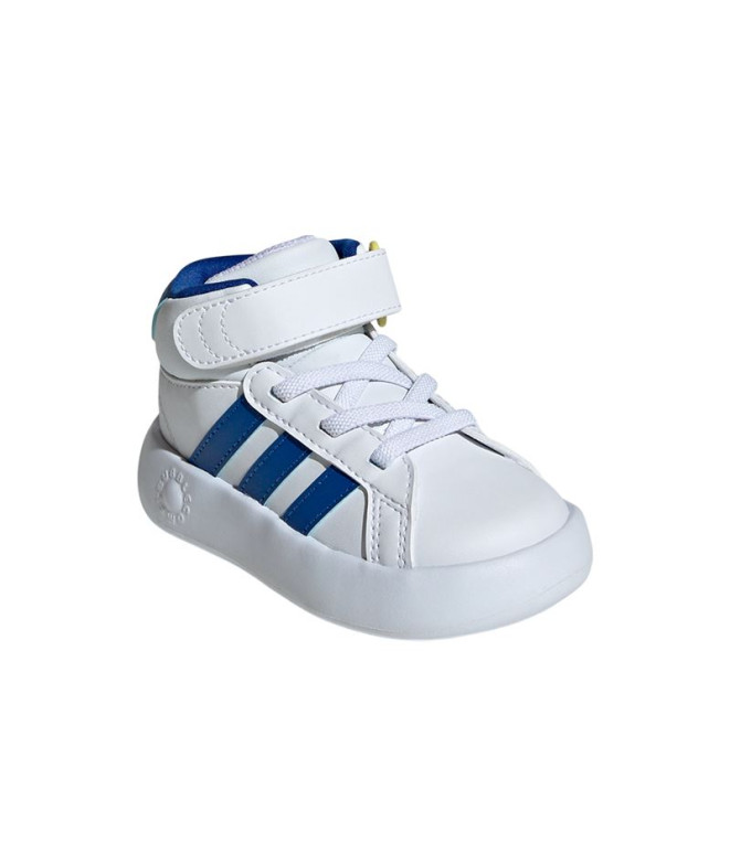 Chaussures adidas Grand Court Mid Enfant Blanc