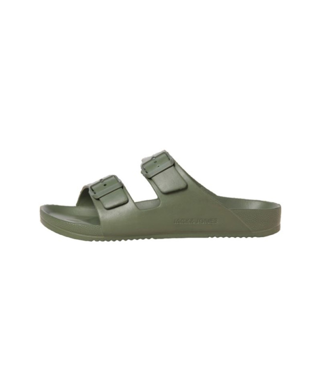 Chinelos Jack and Jones Jfwcroxton Moulded Noos Khaki Homem