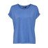 Camiseta Only Onlmoster S/S O-Neck Noos Blue Yonder Mulher