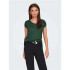 Camiseta Only Onlsilvery S/S V Neck Lurex Noos Sycamore Mujer