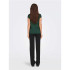 Camiseta Only Onlsilvery S/S V Neck Lurex Noos Sycamore Mujer