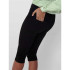 Calça Only Onlrain Life Reg Sk Knickers Dnm Noos Preto Mulher