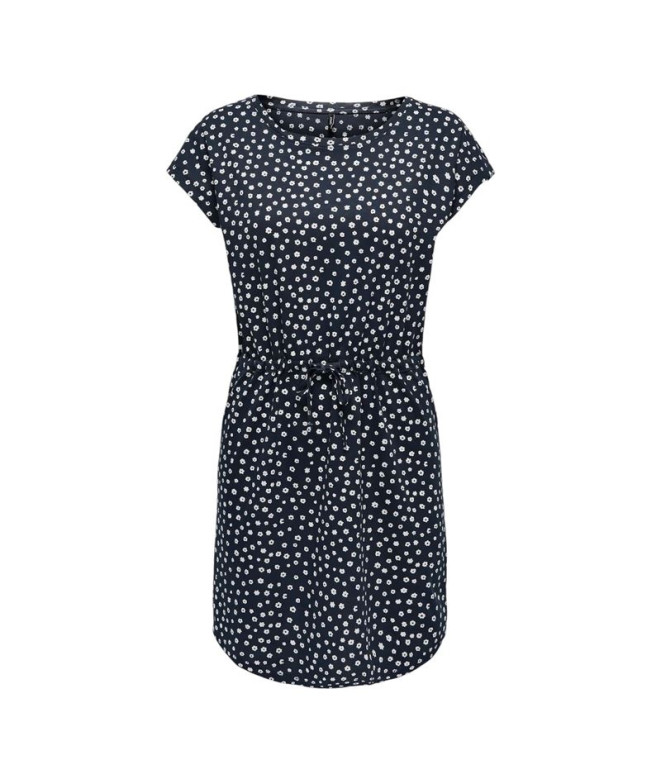 Vestido Only Onlmay Life S/S Noos Night Sky Aop:Lea Fl Mujer