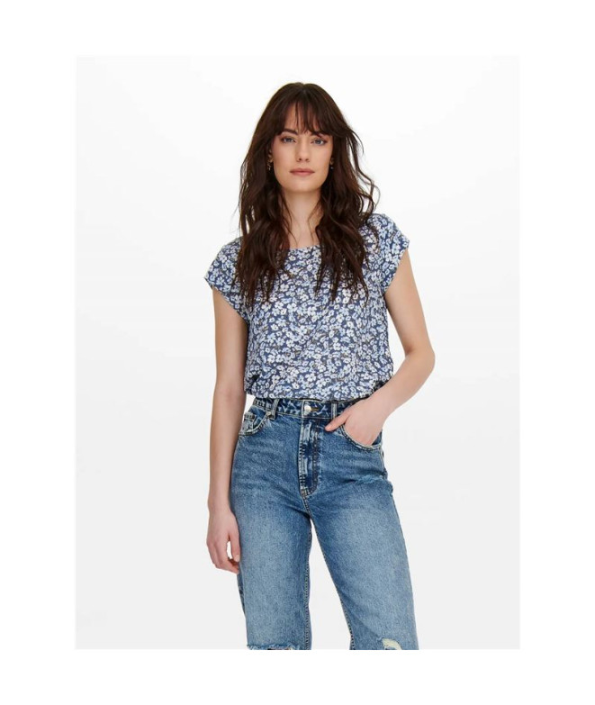 Camiseta Only Onlvic S/S Aop Noos Vintage...