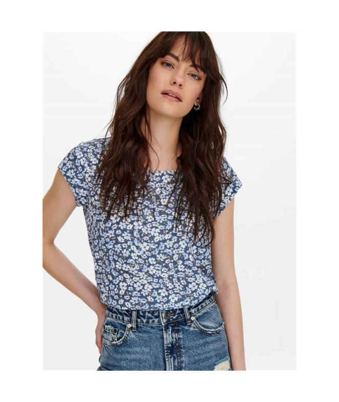 Camiseta Only Onlvic S/S Aop Noos Vintage...