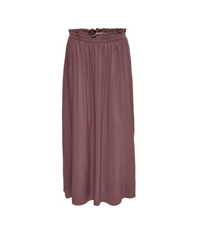 Falda Only Onlvenedig Life Long Noos Rose Brown Mujer