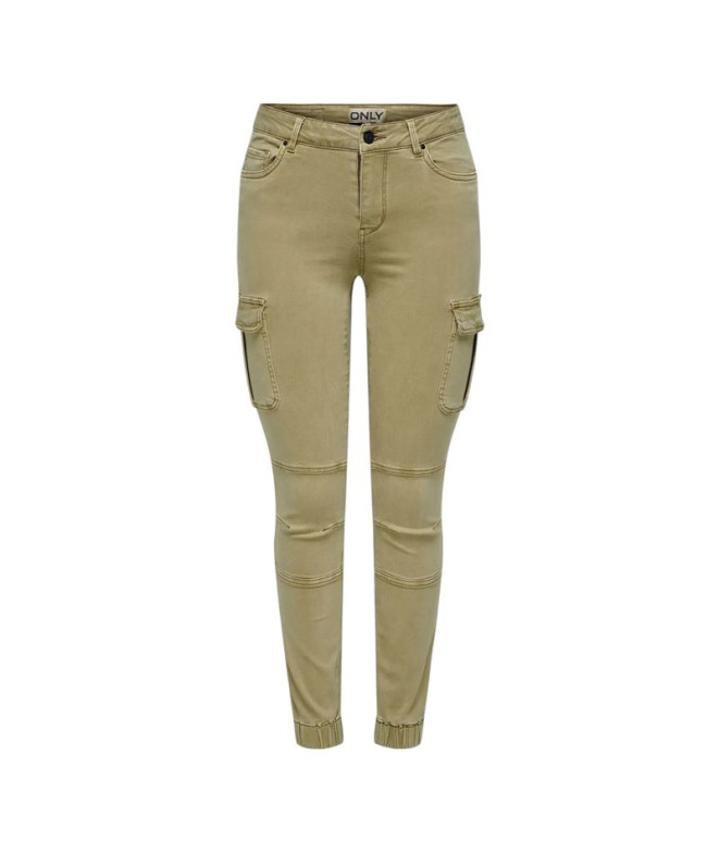 Calça Only Onlmissouri Reg Ank Cargo Noos Elmwood Mulher