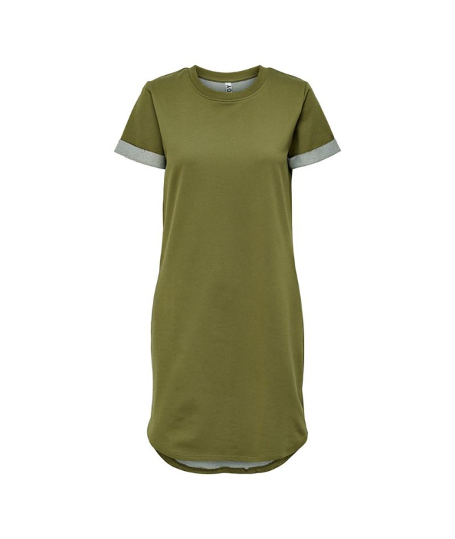 Vestido Only Jdyivy S/S Noos Martini Olive Mulher